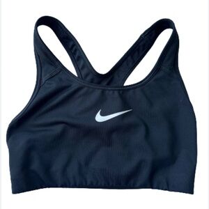 Black Nike sports bra size S